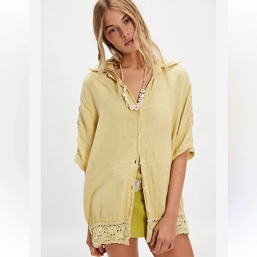 Free People | Chemise en Dentelle CP Shades / Size M